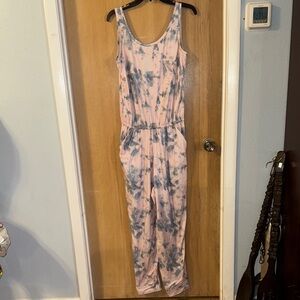 BMG tye-dye jumpsuit